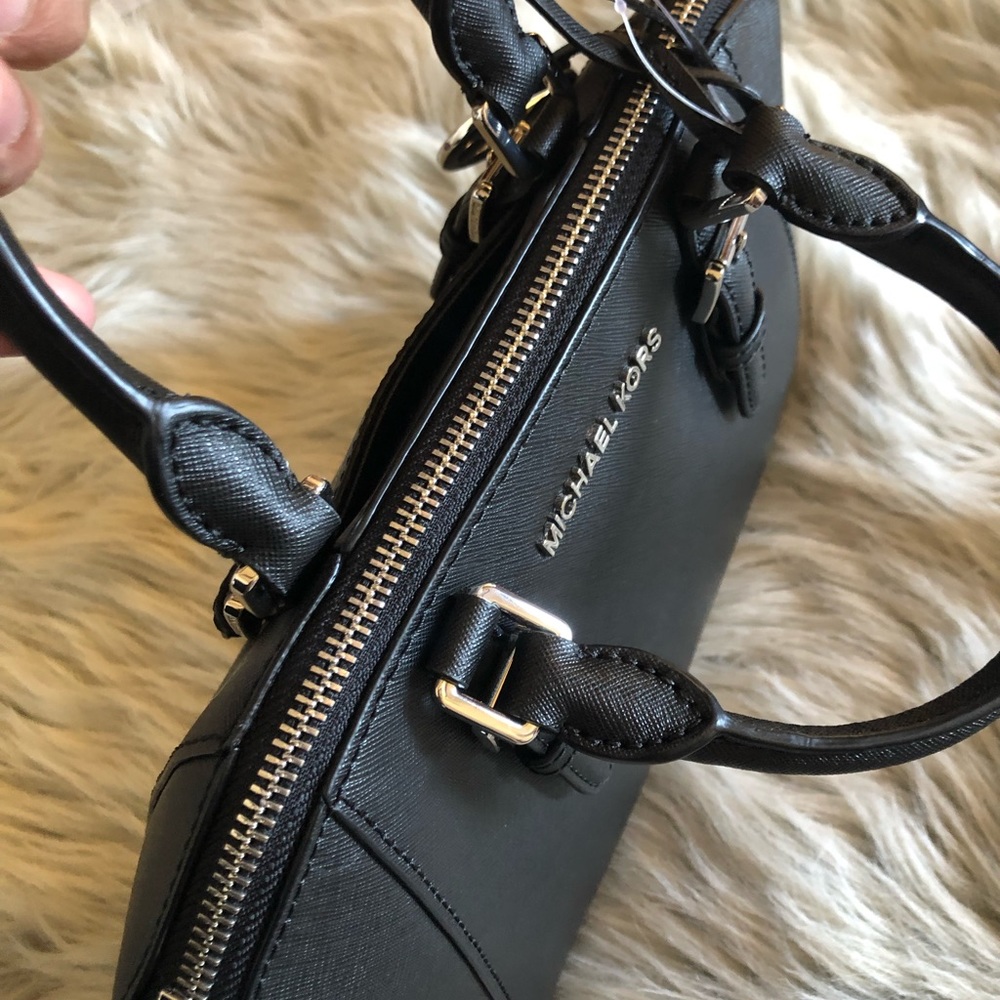 NWT Michael Kors md Ciara messenger handbag black - Picture 5 of 8